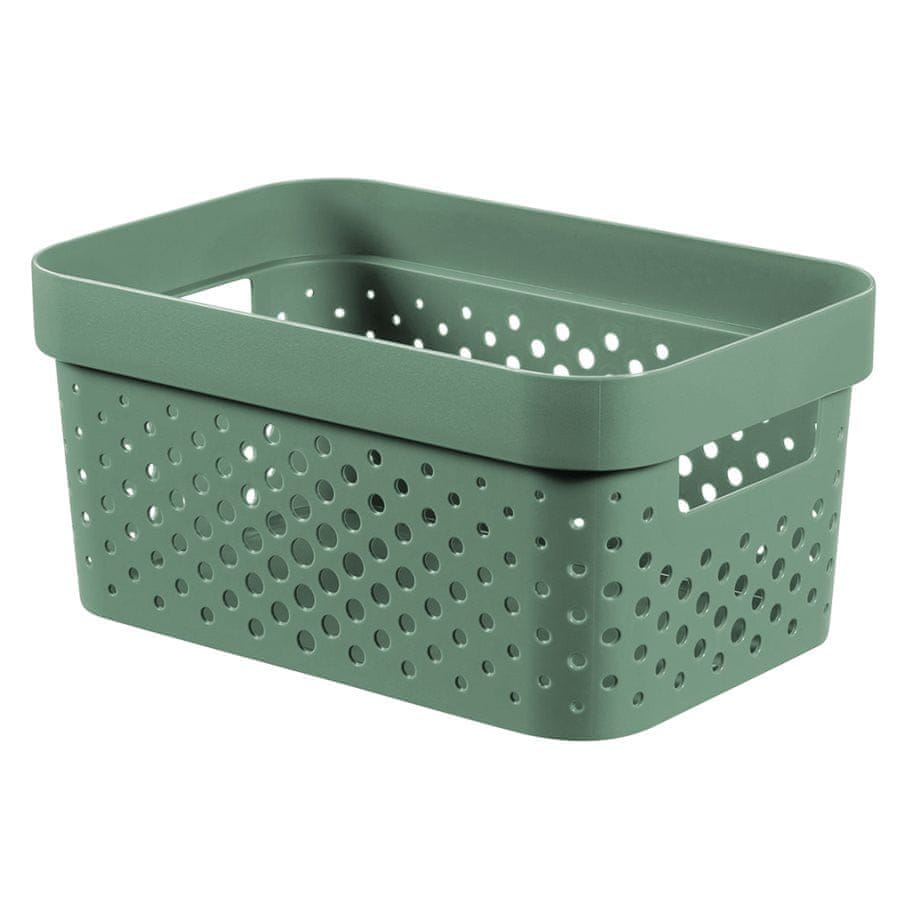 CURVER Úložný box INFINITY 4,5 l recyklovaný plast zelený